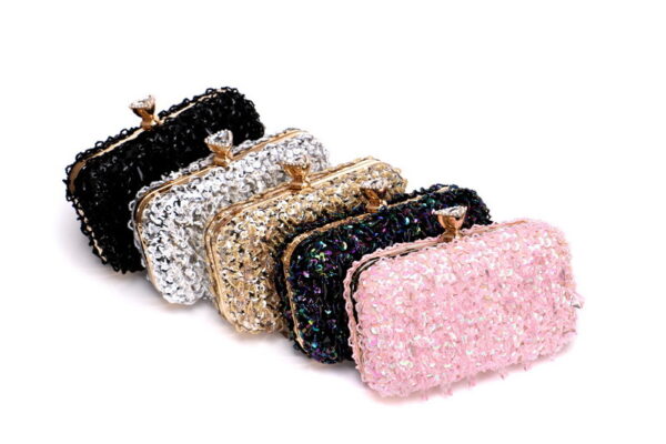 Vintage Embroidered Evening Bag – Ladies Banquet Clutch