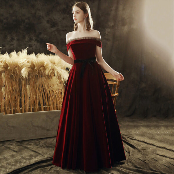 0add6436-2c07-4bb0-aefa-a944c3eb1f14.jpg Elegant Wine Red Party Dress – Refined Evening Celebration Style
