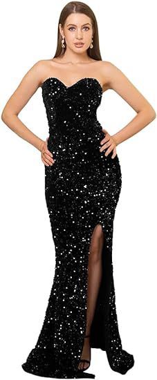 Annual Meeting Cocktail Party Host's Dress Split Fishtail Dress - Image 2