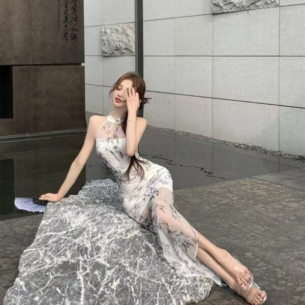 Luxury Women’s Halter Slim Design Dress