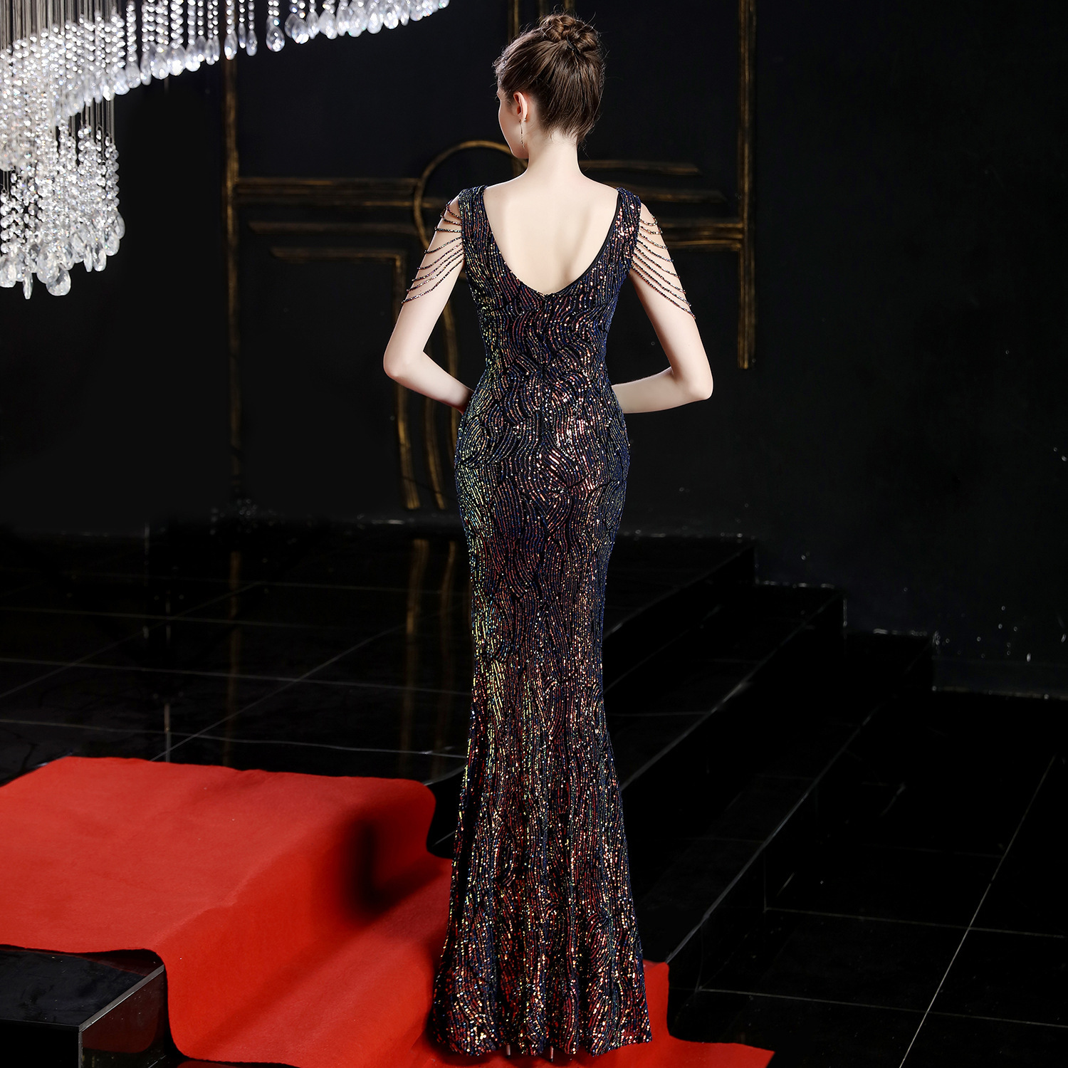 Party dress long banquet slim fit - Image 7