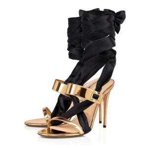 565304677 ankle wrap lace up party high heels women’s fashion shoes