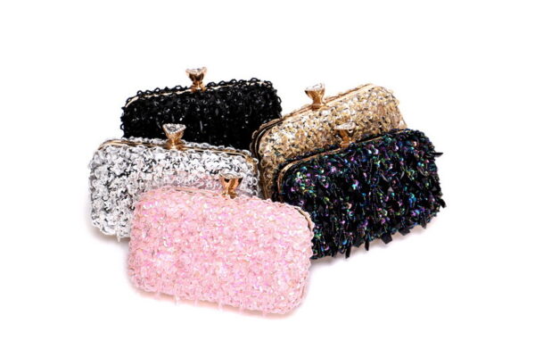 Vintage Embroidered Evening Bag – Ladies Banquet Clutch