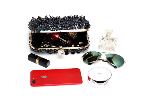 Vintage Embroidered Evening Bag – Ladies Banquet Clutch