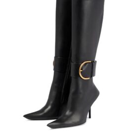 Knee High Pointed Toe Boots – Women’s Zipper Fashion Boots
