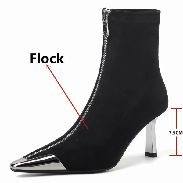 Thin High Heels Elegant Women Ankle Boots