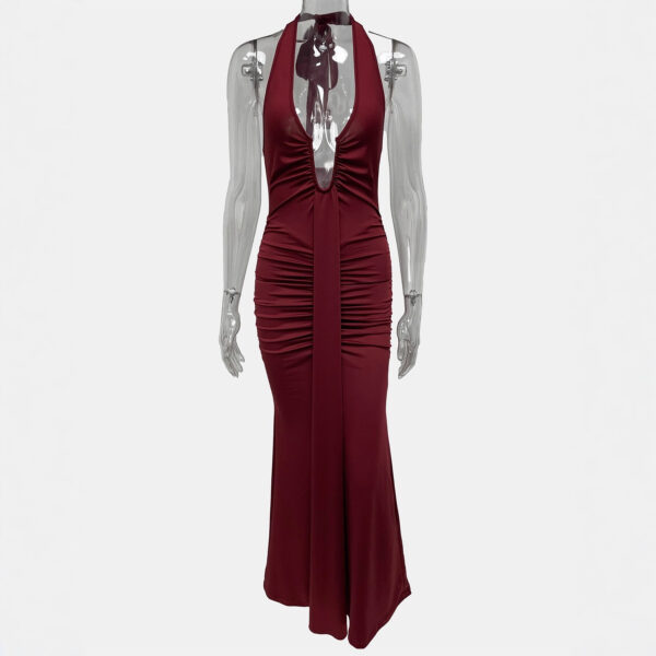 20954ff7-c517-4189-8402-f9611a7feb73.jpg Sleeveless Long Pleated Mermaid Sexy Party Dress