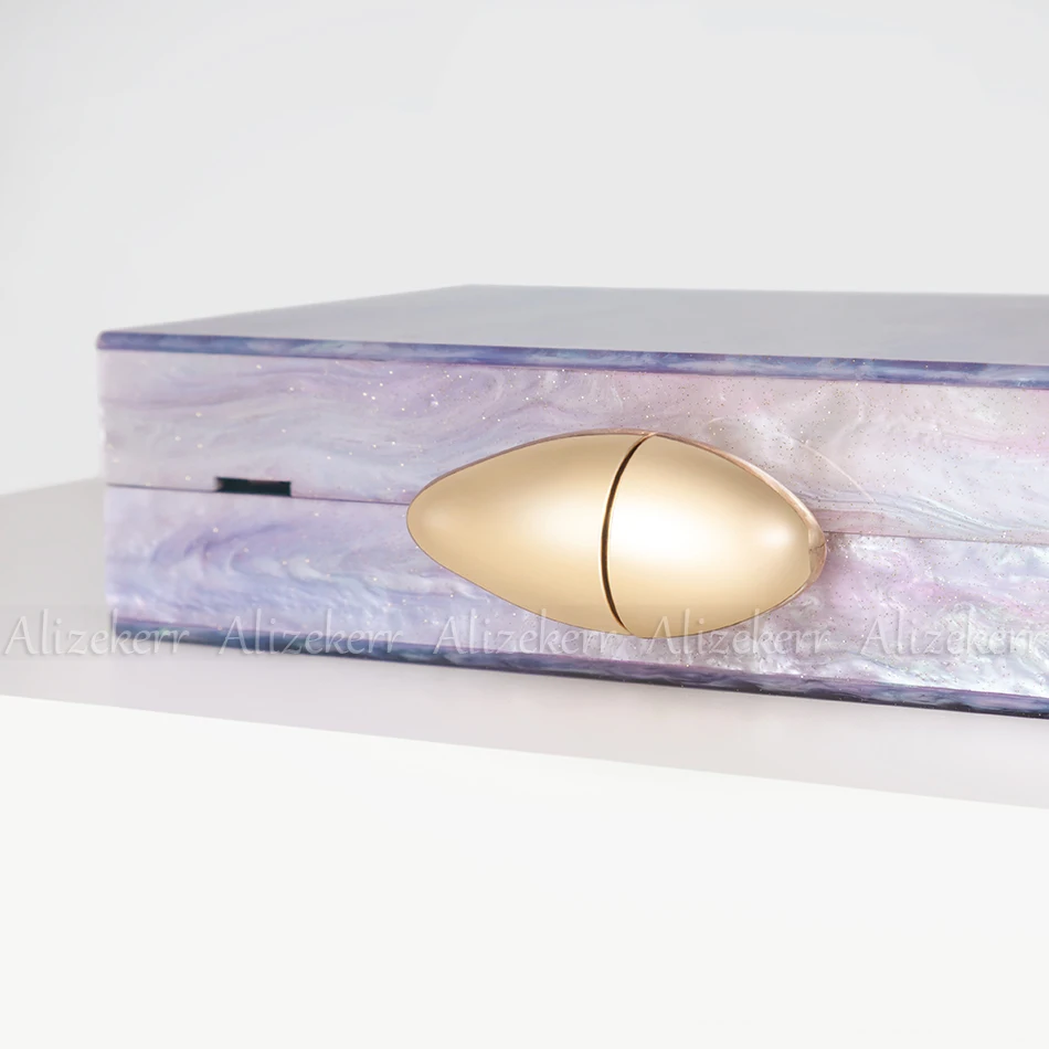 Colored Acrylic Evening Clutch Bag – Stylish Party Accessory - Image 4