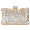 diamond inlay evening handbag formal banquet bag