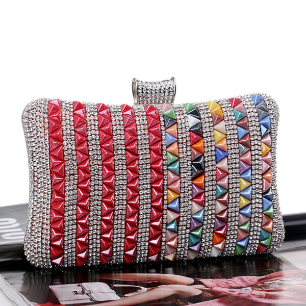 Diamond-Studded Evening Bag – High-End Banquet Clutch