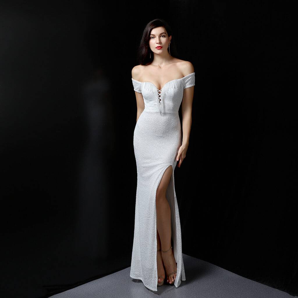 Socialite evening party dress for formal banquet gatherings