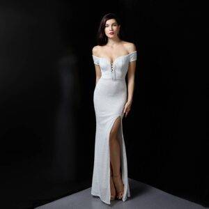 Socialite evening party dress for formal banquet gatherings