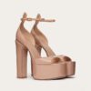 apricot peep toe