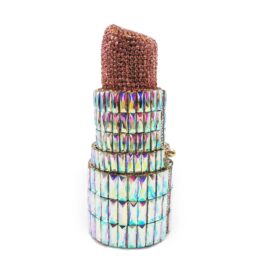 Diamond Novelty 3D Lipstick Clutch – Statement Fashion Bag