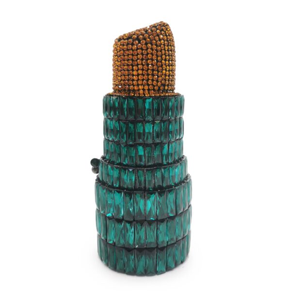 Diamond Novelty 3D Lipstick Clutch – Statement Fashion Bag