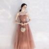 Luxury Mid-Length Elegant Party Dress – Chic Engagement & Birthday Celebration Outfit