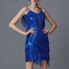 Elegant Fringe Party Vacation Dress for Women