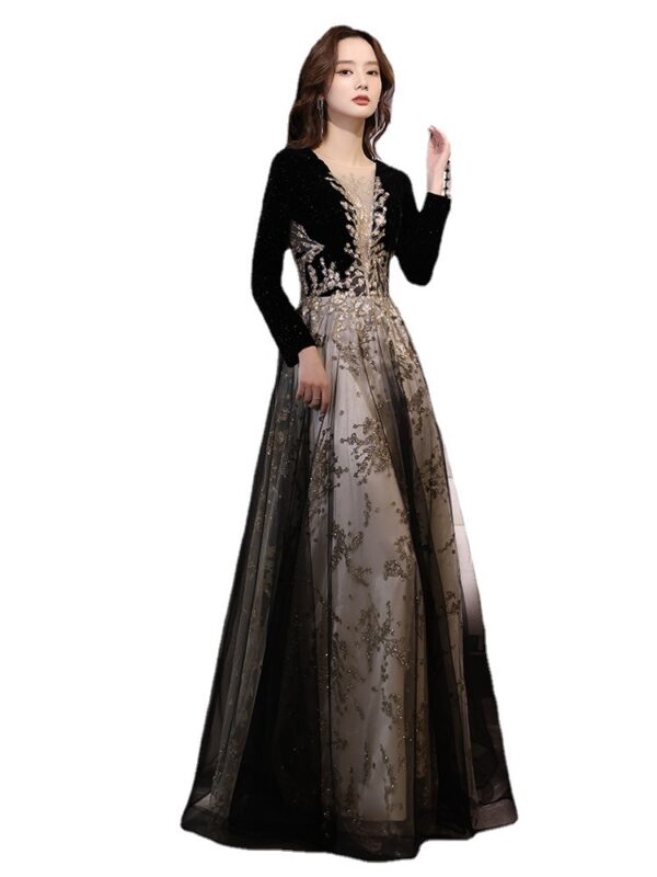 43b955fc-bba4-4ab6-b069-e4ed0d5fc634.jpg Black Moderator Long Sleeve Annual Party Dress
