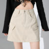 High-Waisted Slim-Fitting Versatile Midi Skirt, Cargo Mini Skirt, A-Line Pencil Skirt