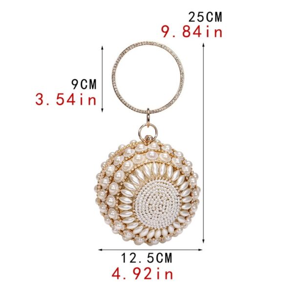 Ball Diamond Tassel Crystal Party Clutch – Women’s Evening Bag