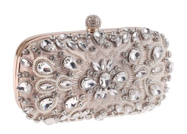 Wedding Pearl Clutch Bag – Luxury Party Handbag