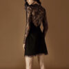 Annual Party Dress Slim A-Line Skirt Lace Dress