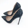 565312786 Pointed Toe Apricot Party Stiletto Heels plus