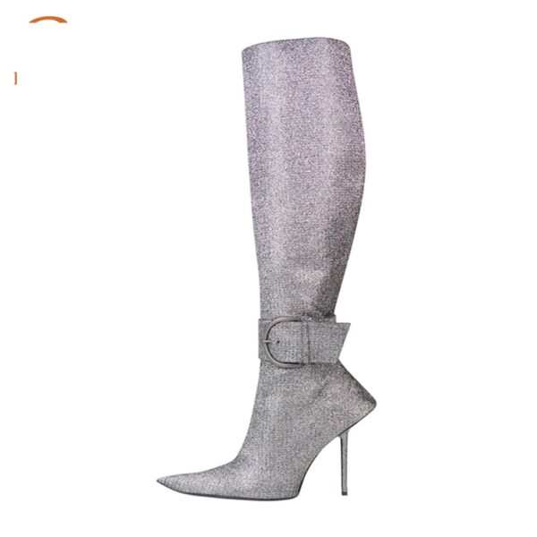 Knee High Pointed Toe Boots – Women’s Zipper Fashion Boots