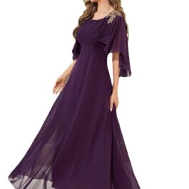 Summer Dress Women’s Loose Slim Bridesmaid Dress Daily Party Chiffon