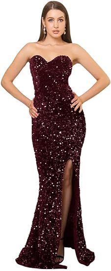 Annual Meeting Cocktail Party Host's Dress Split Fishtail Dress - Image 5