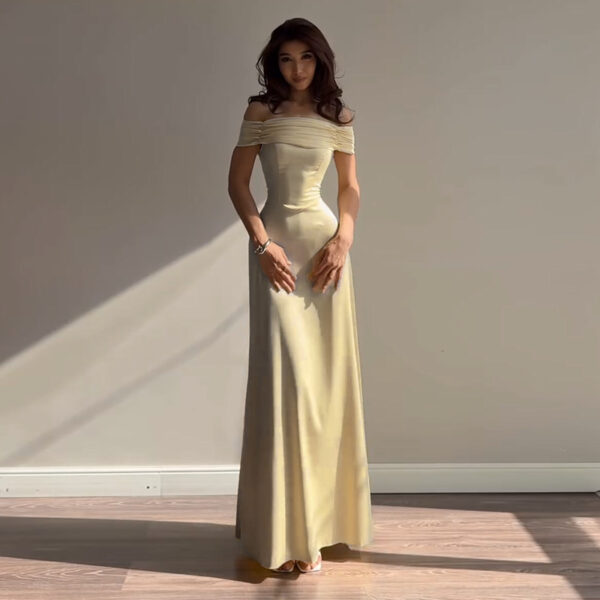 Luxury Off-Shoulder Elegant Party Dress – Chic Bodycon Evening Glam Outfit