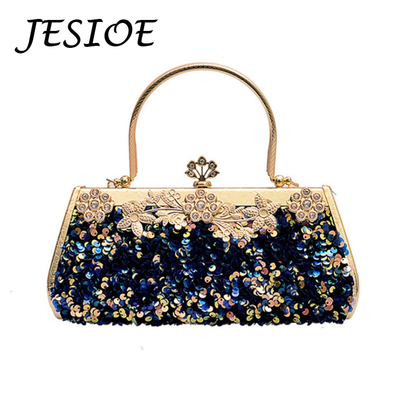 Rhinestone Wedding Party Clutch Handbag – Sparkly Evening Bag - Image 5