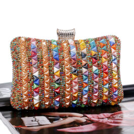Diamond-Studded Evening Bag – High-End Banquet Clutch