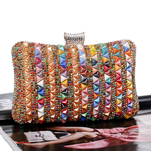 Diamond-Studded Evening Bag – High-End Banquet Clutch