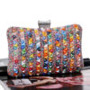 sparkling diamond clutch evening party and wedding handbag