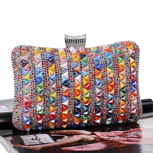 sparkling diamond clutch evening party and wedding handbag