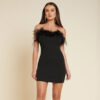 stylish party outfit headband dress wome