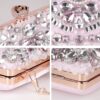 Luxy Moon Rhinestone Clutch Handbag – Wedding & Party Sparkle