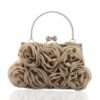 Rose Banquet Evening Bag – Floral Bridal Clutch