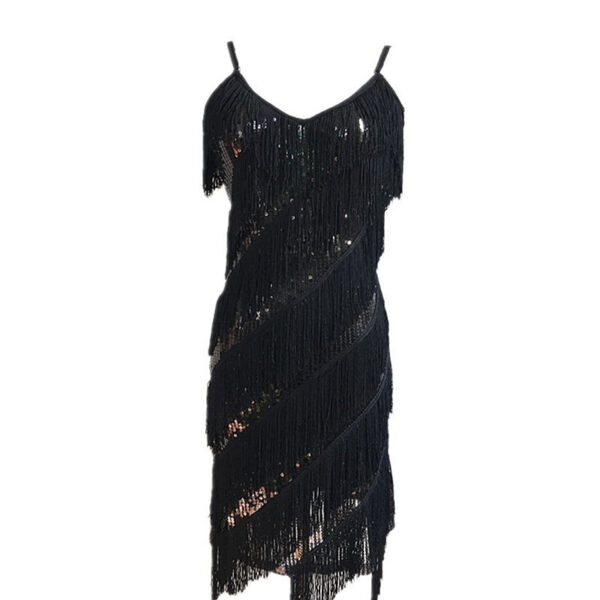 Elegant Fringe Party Vacation Dress for Women