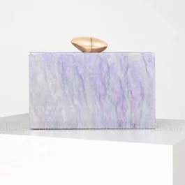 Colored Acrylic Evening Clutch Bag – Stylish Party Accessory