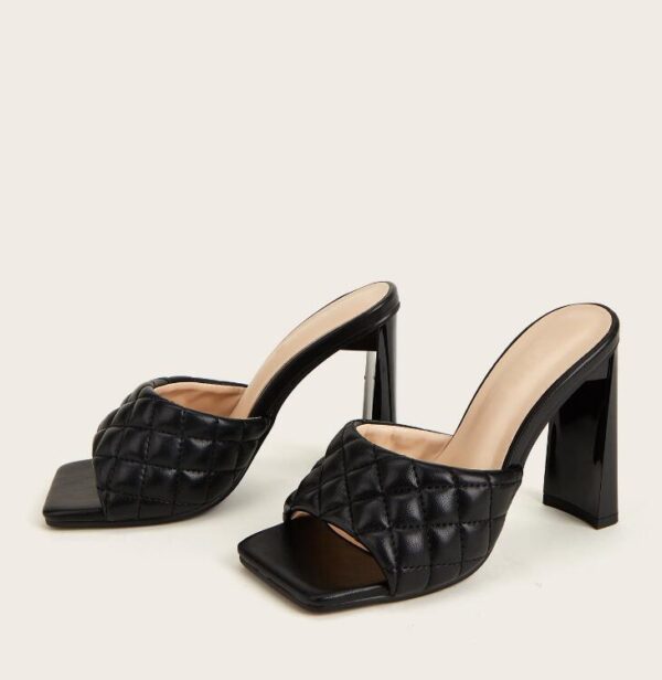 Summer Comfortable Soft Pu Leather Women Mules Slippers