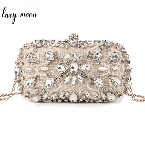 Wedding Pearl Clutch Bag – Luxury Party Handbag