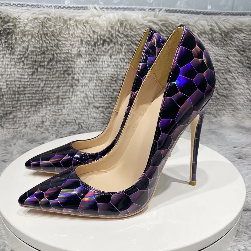 geometry-print-women-glossy-patent-pointed-toe-high-heel
