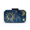 star moon octagon dinner bag wedding party clutch