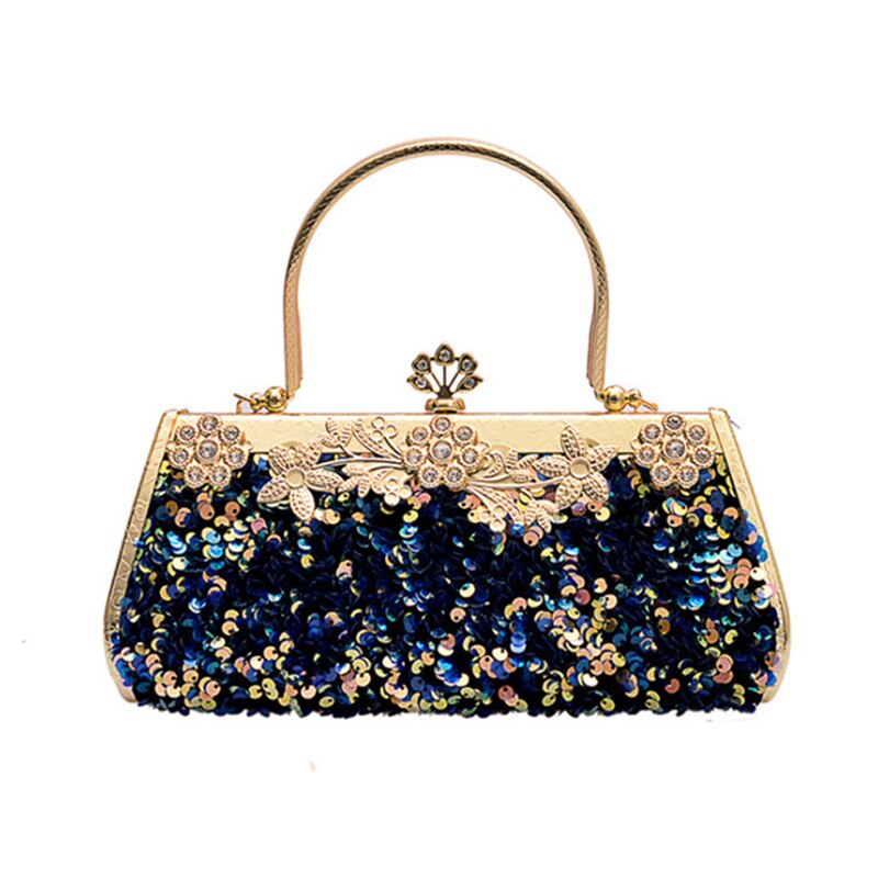 Rhinestone Wedding Party Clutch Handbag – Sparkly Evening Bag - Image 7