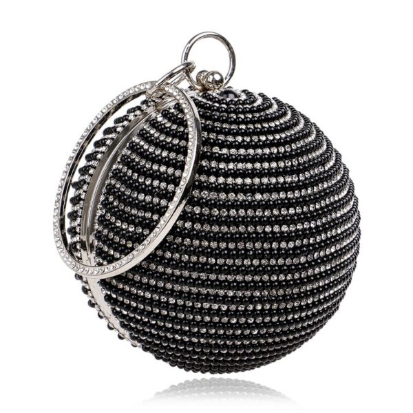 Ball Diamond Tassel Crystal Party Clutch – Women’s Evening Bag
