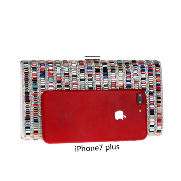 Colorful Diamond Small Square Bag – Mini Crystal Crossbody