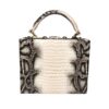 Snake Print Box Handbag – Stylish Animal‑Print Evening Bag