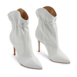 Fashion Retro Point Toe High Elastic Ankle Boots